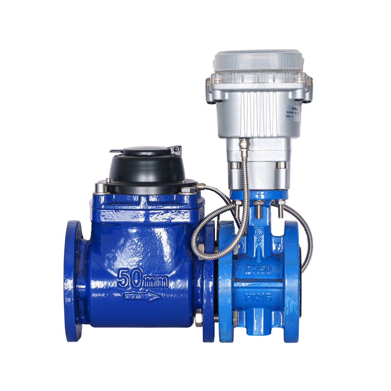 WPH DN50-DN200 Meteran Air Terkontrol Katup Sayap Sekrup Horisontal yang Dapat Dilepas (dengan Katup Bertumpuk)